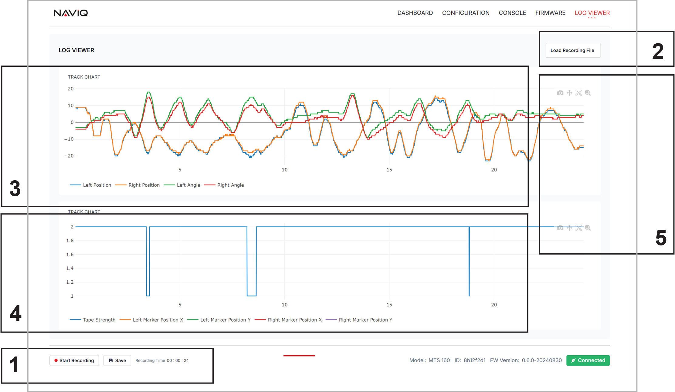 Data Logging Interface